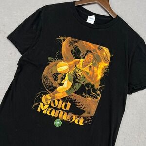 Jewell Loyd Seattle Storm Gold Mamba WNBA Basketball T-Shirt Black Adult Large